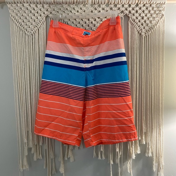 OP Youth stripped swim trunks. - Picture 1 of 2